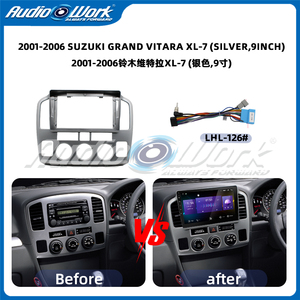Panel de Radio para Coche Android de 9 Pulgadas para SUZUKI GRAND VITARA XL-7 Plateado 2001-2006, Reproductor Multimedia con GPS - Product Image 2