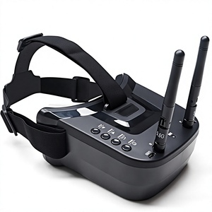 VR009 Black 3 Inch 5.8GHz 40CH FPV Goggles First Person View <b>Glasses</b> for FPV RC Drone - Product Image 1