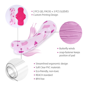 Nouveau design argile naturelle chaude froide <span class=keywords><strong>glace</strong></span> périnéale chaude pack avec manchon lavable - Product Image 6