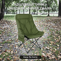 Chaise longue d'extérieur confortable avec structure en fer, design pliable réglable sur quatre niveaux, pour jardin et camping en parc