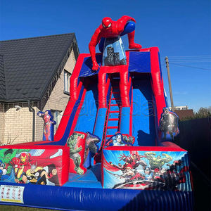 Çin Fabrikası Dev Ticari Kuru Kaydıraklı Zıplama Evi Arka Bahçe Zıplama Evi Çocuklar İçin Büyük Çift Şişme Kaydıraklar - Product Image 2