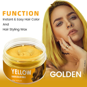 Crème colorante capillaire instantanée végane unisexe, cire jaune pour coiffures DIY pour Halloween, enfants, hommes, femmes - 739269 - Product Image 3