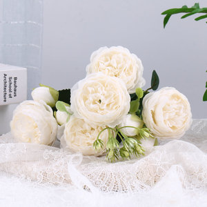 Modern Brilliantart - Ramos de Rosas Artificiales <span class=keywords><strong>Ross</strong></span> Stem de 26 Pulgadas, 2 Capullos de Flor, Tela/Plástico/Alambre de Hierro de Alta Calidad, Larga Duración - Product Image 5