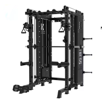 Gym à domicile Smith Machine Power Cage Rack Multifonctionnel Câble En Acier Crossover Bodybuilding Dos Jambes Haltérophilie Usage Domestique
