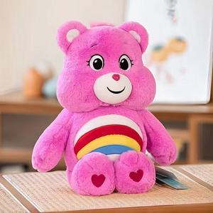 Peluche a Forma di <span class=keywords><strong>Cuore</strong></span> Colorato <span class=keywords><strong>con</strong></span> <span class=keywords><strong>Orsetto</strong></span> Arcobaleno, Nuovo Giocattolo Morbido Imbottito all'Ingrosso - Product Image 5