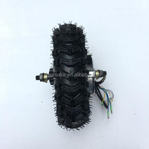 48v 500w धीमी गति 10 km/एच अधिकतम लोड 150kg 10 इंच उच्च टोक़ गियर इलेक्ट्रिक मोटर के लिए wheelbarrow - Product Image 2