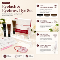 Kit professionnel de teinture pour cils et sourcils, trois crèmes colorantes de 10 ml (noir, brun, café) avec gel nourrissant pour salons, OEM
