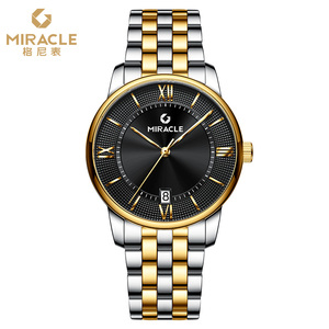 Miracle Luxury Classic Business Auto Date <strong>Watch</strong> Stainless Steel Bracelet Leather Rubber Options Mechanical <strong>Automatic</strong> <strong>Watch</strong> for - Product Image 2