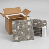 Carreaux de mosaïque autocollants aspect pierre carrée, métal brossé mélangé, décoratifs pour crédence murale