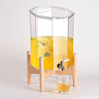 Groothandel Grote Capaciteit 12L PC Drankdispenser met Kraan voor Koud Sap Fruitthee Cola Citroenwater Commercieel Hotelgebruik