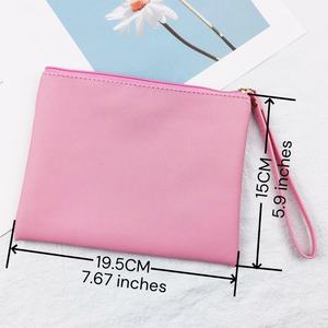 Trousse de maquillage beauté en cuir PU pour femmes pochette de marque privée de voyage portable sac cosmétique - Product Image 3