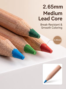 12 Mini Colored Pencils Natural Wood Hexagonal Kraft Tube Non Toxic Eco Kids Coloring Gift Back to School Custom Logo OEM Bulk - Product Image 6