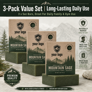 High Quality Naturally Forest Scent <b>Men</b> Soap <b>Bubbles</b> Refreshing Smooth Gentle Clean Improve Texture Rapid Mountain Sage Soap - Product Image 6