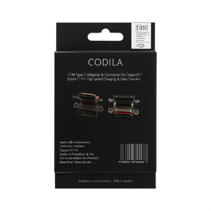 อะแดปเตอร์และขั้วต่อประเภทซี ซี 66 สำหรับการชาร์จความเร็วสูงและการถ่ายโอนข้อมูลของออปโป้ อาร์ 17 โปร - Product Image 2