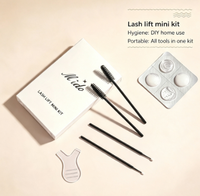 Kit Mini Blister para Lifting de Pestañas y Laminación de Cejas con Cisteamina, Uso Doméstico, Marca Privada OEM, Gran Venta 2026