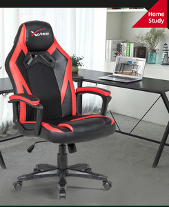 Chaise <span class=keywords><strong>de</strong></span> bureau gaming exécutive robuste, capacité 500 lbs, en cuir synthétique, avec accoudoirs pivotants 2D rafraîchissants, cadre en acier, dossier haut - Product Image 4