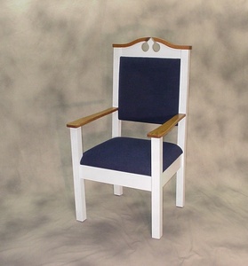 CH-C29、無垢材オーク教会牧師椅子、カスタム教会椅子、教会家具 - Product Image 1