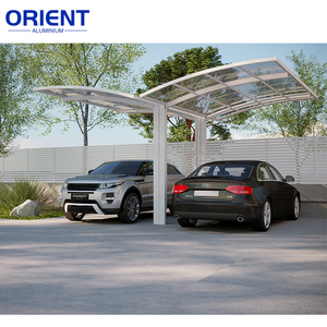 Nouvelle conception, vente chaude, abri de voiture en métal à pente unique de haute qualité 3,0 m <span class=keywords><strong>x</strong></span> 5,5 m pour 2 voitures - Product Image 3