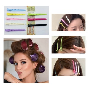 Nuevas Pinzas para <span class=keywords><strong>Rizos</strong></span> <span class=keywords><strong>de</strong></span> Cabello, Pinzas Metálicas <span class=keywords><strong>de</strong></span> 9 cm con 8 Agujeros para Peluquería, Accesorios <span class=keywords><strong>de</strong></span> Salón, Pinzas para Seccionar el Cabello, Herramientas para Extensiones <span class=keywords><strong>de</strong></span> Cabello - Product Image 3