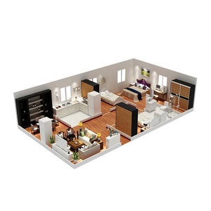 Maisons en conteneur personnalisées professionnelles Nouveau design Expédition <span class=keywords><strong>Maison</strong></span> en conteneur de 40 pieds à vendre - Product Image 4