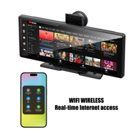 Caméra embarquée 10,26 pouces 4G 8 cœurs Android 10 4+64 Go avec CarPlay & Android Auto, G-Sensor, GPS, Mirror Link, Wi-Fi, Bluetooth, FM et DVR