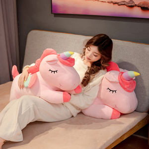 Wholesale Cute unicorn Plush Animal Toys <strong>rainbow</strong> <strong>Horse</strong> Girl Birthday Gifts Plush Pillows - Product Image 3