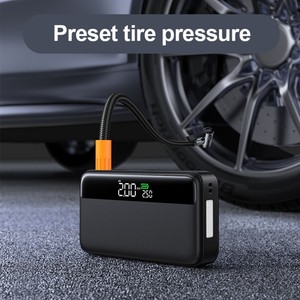 10000mAh 2000A numérique batterie de <span class=keywords><strong>voiture</strong></span> Booster 12V gaz Diesel saut démarreur 150psi compresseur d'air Portable pneu gonfleur pompe - Product Image 3