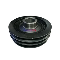 Poulie d'amortisseur de vilebrequin ME202490 ME202496 pour moteur diesel 4M40 307D 308C CR 308D CR Mini-excavatrice sur chenilles – Pièce de rechange pour réparation