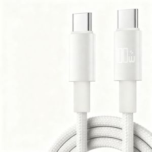 สายไนลอนข้อมูล100W สายถ่ายโอนข้อมูลชนิด C ไปยัง Type C สาย USB C สายชาร์จเร็วสำหรับโทรศัพท์แล็ปท็อป - Product Image 4