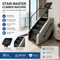 Monte-escaliers silencieux robuste à cadre en acier, usage commercial et domestique, grand appareil cardio polyvalent pour centre de fitness et équipement de salle de sport