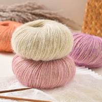 Fil à crocheter fantaisie épais en mélange mohair et acrylique, écologique, doux et moelleux, pour écharpes, bonnets, tricot, tufting et tissu de rembourrage brut
