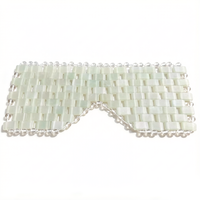 Masque facial en pierre de jade XiuYan en promotion – Masque oculaire rafraîchissant naturel vert anti-âge pour la relaxation et le soulagement de la fatigue