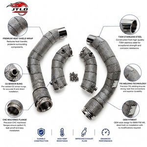 Tuberías de Escape Turbo de Alto Rendimiento con Protección Térmica para <span class=keywords><strong>BMW</strong></span> F90 M5 S63 4.4T 2018+, Barrera Térmica Avanzada, Juego de Tuberías de Competición - Product Image 2