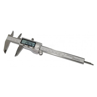 150mm 100mm Stainless Steel Electronic Jewel Micrometer Precision Measuring Gauge Digital Vernier Caliper with Large LCD Display
