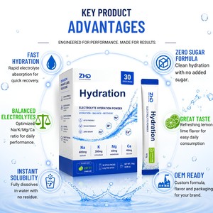 Polvo de Hidratación con Electrolitos para Adultos OEM |   Fabricante Certificado por GMP |   Suplemento en Barra Sin Azúcar de Marca Privada para Dieta <span class=keywords><strong>Keto</strong></span> - Product Image 3