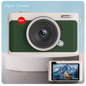 8MP + 5MP 4K HDプロフェッショナルデジタルカムコーダー64MPオートフォーカスビデオアンチシェイクデュアルレンズ付き1200mAhミニカムコーダー - Product Image 1