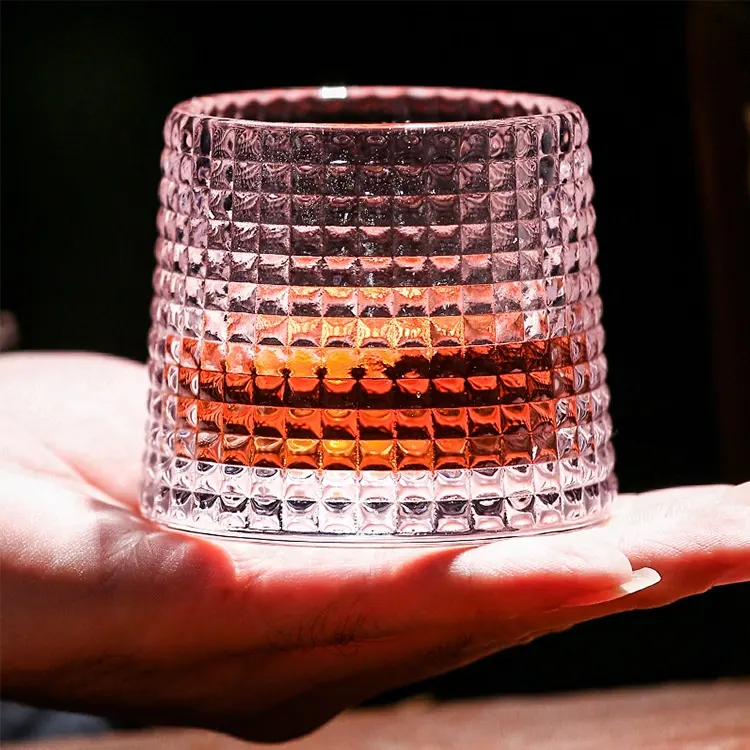 Bicchieri da vino personalizzati all'ingrosso bicchieri da whisky in cristallo bicchiere da vino