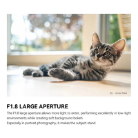 Objectif 7Artisans 35mm F1.8 AF APS-C Standard Prime pour appareils photo hybrides Sony E, Fujifilm X, Nikon Z, photographie de portrait