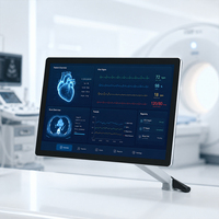 Pantalla Táctil Industrial FHD de 15.6 y 21.5 Pulgadas, Relación de Aspecto 16:9, Monitor Capacitivo de Aluminio Resistente IP65 para Kiosco POS Comercial