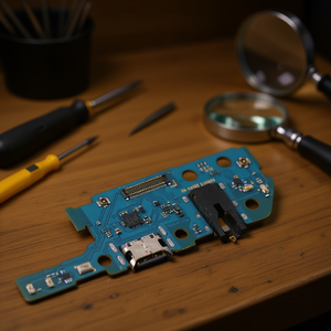 Scheda connettore di ricarica con microfono e jack audio, Galaxy A20e 2019 A202F - Product Image 3