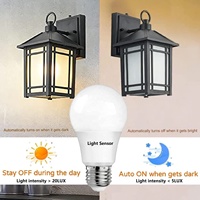 Ampoule LED A60 personnalisée OEM ODM avec capteur de lumière du jour, allumage automatique du crépuscule à l'aube, base E27 E26 B22