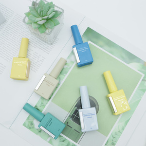 Custom Colorful Empty 15ml Square Glass <strong>Nail</strong> Polish Bottle with Brush Glass Bottle for Uv <strong>Gel</strong> - Product Image 2