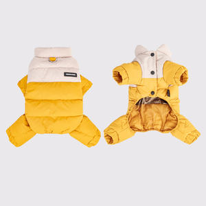New Arrival OEM Customize <b>Waterproof</b> Polyester Print Winter Warm Pet <b>Dog</b> Clothes <b>with</b> <b>Legs</b> Covered Luxury Wholesale - Product Image 5
