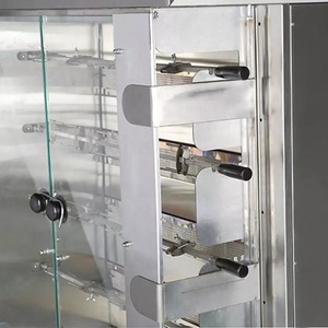 Equipo de Cocina de Acero Inoxidable de Calidad, Asador Vertical a Gas para Pollos con <span class=keywords><strong>Horno</strong></span> Rotatorio de 6 Niveles - Product Image 5