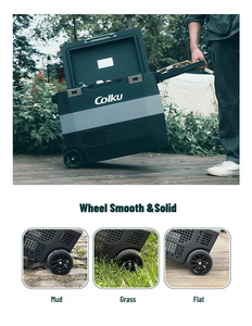 Congélateur portable à compresseur, <span class=keywords><strong>prix</strong></span> d'usine, 36L, réfrigérateur de voiture 12V 24V avec batterie amovible - Product Image 5