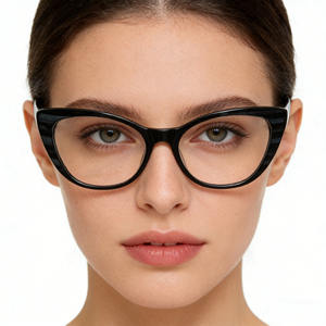 Montures <span class=keywords><strong>de</strong></span> lunettes en acétate œil <span class=keywords><strong>de</strong></span> chat <span class=keywords><strong>de</strong></span> haute qualité pour femmes - Product Image 1