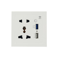 Enchufe Inteligente WiFi Tuya con USB Tipo-C, Carga Rápida, Monitoreo de Energía, Alcance de 5m, Sistema de Hogar Inteligente, Compatible con Alexa y Google Home, 13A 240V