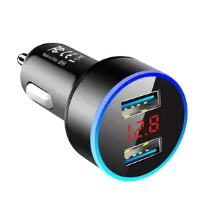 OEM 3.1A 15W 휴대용 전화 빠른 충전기 2 포트 USB 자동차 충전기 듀얼 USB 빠른 충전 3.0 자동차 충전기