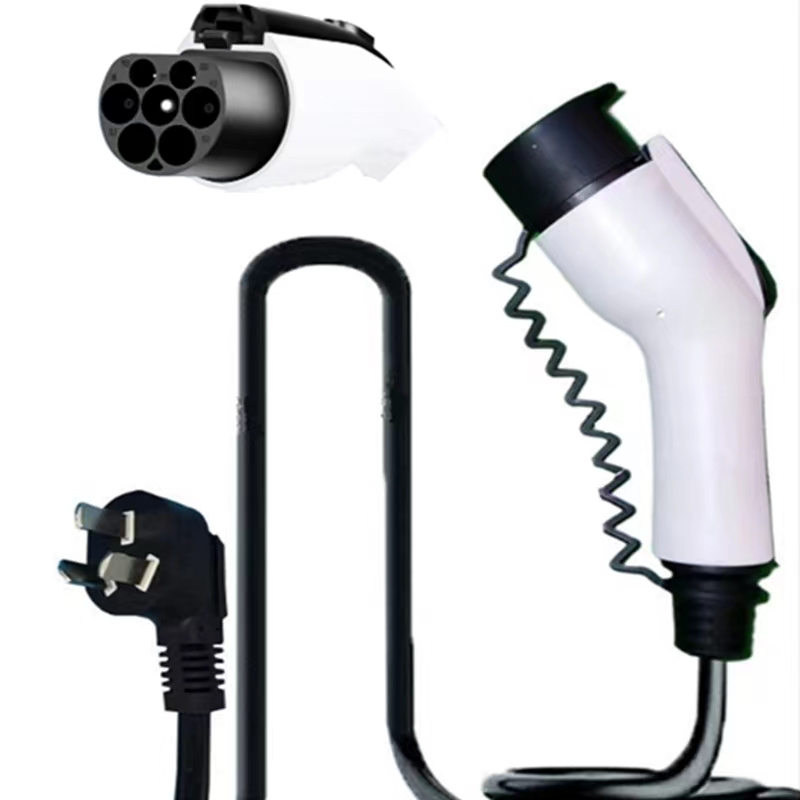 Carregador portátil de carro elétrico de nível 2 SAE J1772 Tipo 1 Modo 2 de 7,2KW 32A para carregamento de veículos elétricos