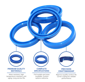 Joint d'étanchéité symétrique double lèvre UN UNS <span class=keywords><strong>U</strong></span> en polyuréthane pour tige de <span class=keywords><strong>v</strong></span>érin hydraulique d'excavatrice et de machines lourdes - Product Image 6